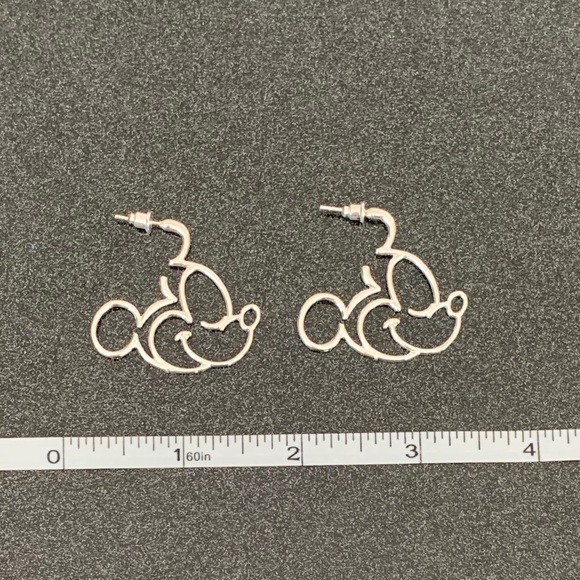 3/$30 Mickey Silhouette Wire Earrings - Picture 2 of 4
